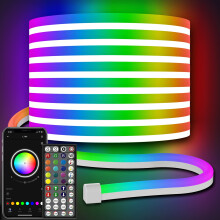 AILBTON Led Neon Rope Lights 18m Flexible Led Rope Lights,Control with App/Remote,Multiple Modes,RGB Neon Music Sync Gaming Strip for Bedroom Indoor