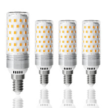 LUTW E14 LED Light Bulb Warm White 3000K, 10W Small Edison Screw Bulb E14 Equivalent 130W Incandescent, 1510LM Super Bright LED Corn Light Bulb for H