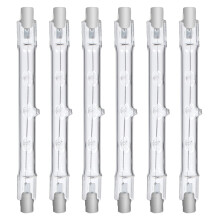 Comyan R7S Halogen Linear Floodlight Bulb 230W 4650lm J118 Security Light Bulb 118mm Length 2700K Warm White Dimable - 6Pack