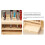 Multi-Compartment Storage Wooden Box is Suitable for Mobile Phone and Desktop Sundries Sorting and Storage Tools. 6