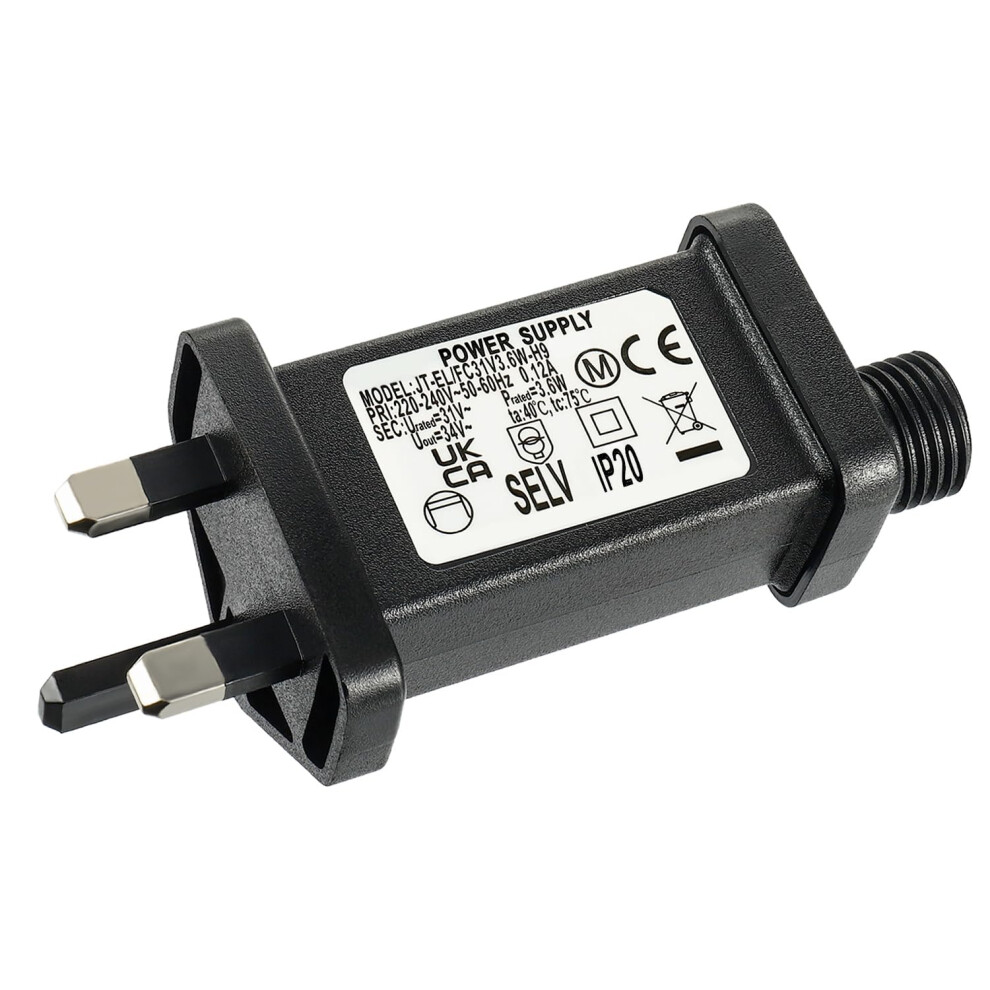 Eplzon 31V 9W Transformer Plug Led Driver Ip20 Power Supply Adapter With Timer 8 Models For Christmas Lights Flashing Lights Fairy Lights Icicle Ligh 5003477759117