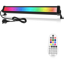 Linke LED RGB Light Bar 42W Wall Washer Light 3350LM Super Bright Adjustable Remote Control Disco Lights for DJ Party Stage Garden BBQ Halloween Chri