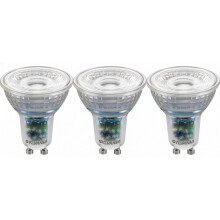 SYLVANIA RefLED Platinum GU10 LED Light Bulb, 2W, 350 Lumens, Ultra Efficient Energy Class A, Ultra Long 50,000 Hour Life, Cool White 4000k - 3 Pack