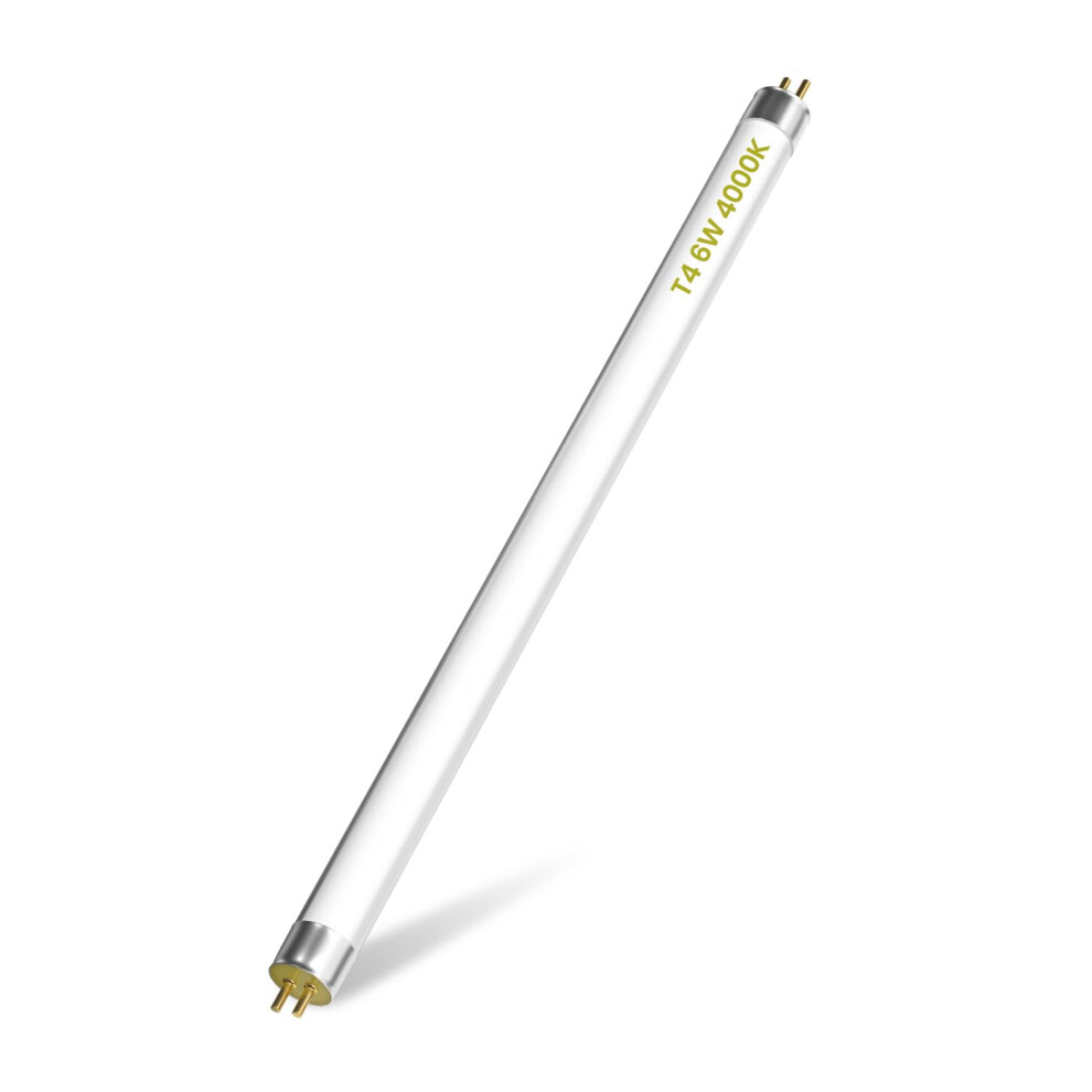 Lamptobe T4 6W Fluorescent Tube 232Mm - G5 2 Pin Base Fitting T4 Under Cabinet Kitchen Lights Natural 4000K High Efficiency Lamp, 232Mm Includi White 31985147