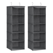 SONGMICS Wardrobe Organizer, Set of 2, Hanging