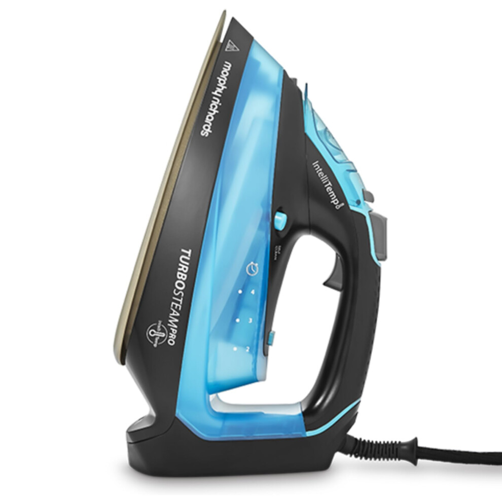 Morphy Richards Turbosteam Pro Steam Iron, Non Stick Ceramic Soleplate, Intellit