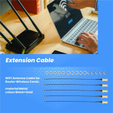 5Er Stecker Antenne WiFi Pigtail SMA Buchse auf IPX VerläNgerungskabel 15Cm