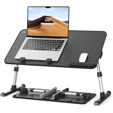 Laptop Bed Tray Desk - SAIJI Adjustable Portable Laptop Table with Fol