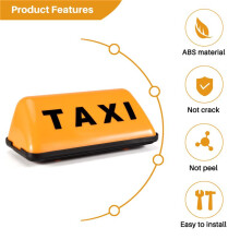 TAXI Led Indicator Light Sign LED Day Light Car Daytime Running Lights 12V 3W Auto Driving Roof Top Cab LED Sign Car Styling