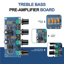 XH-A901 NE5532 Tone Board Preamp Pre-Amp with Treble Bass Pre-Amplifier Board