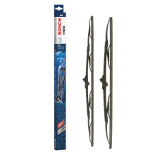 Bosch Twin 543 - Front Windscreen Wipers - Set of 2 Replacement Blades - Comes with Pre-assembled Quick-Clip Adapter - 2 Blades, 600mm/530mm