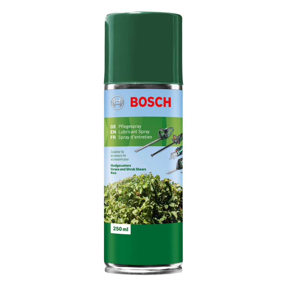 Bosch Lubricant Spray For Hedgecutters, Grass And Shrub Shears, Keo 250 Ml