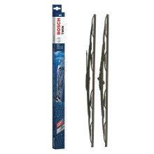 Bosch Twin 609 - Front Windscreen Wipers - Set of 2 Replacement Blades - Comes with Pre-assembled Quick-Clip Adapter - 2 Blades, 600mm/600mm