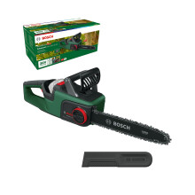 Bosch Cordless Chainsaw AdvancedChain 36V-35-40 (for Cutting Through Tough Hardwood; 36 Volt System; Chain Speed: 14m/s; Without B