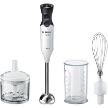Bosch ErgoMix Hand Blender MS6CA4150G with mini chopper, whisk, 12 speeds, 800 W White/Anthracite