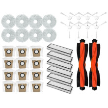 36PCS Brush HEPA Filter Mop Cloth Dust Bag for X20+/X10+/X20 /X10 Vacuum Cleaner Replacement Parts