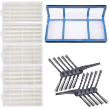 Ensemble D'Accessoires pour Aspirateur Robot V3 V3S Pro V5 V5S Pro, Brosse Latérale Principale, Filtre Hepa, Pièces de Rechange