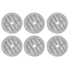 6PCS Microfiber Mop Pads for A9 Steam Mop Vacuum Cleaner Accessories Robot Replacement Mop Cloth