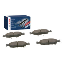 Bosch BP1682 - Brake Pads Car Front Axle - Bosch Quality - Reduced Noise and Dust - ECE-R90 Certified - Copper-Free - 1 Set of 4 P