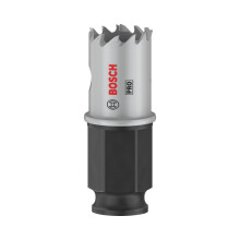 Bosch 1x PRO Sheet Metal Power Change Plus Hole Saw (for Stainless Steel Sheets, Steel Sheets, Ø 19 mm, Professional Accessory Rot