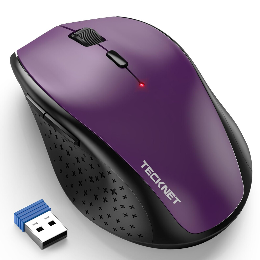 Tecknet Wireless Mouse For Laptop, 4800 Dpi Optical Computer Mice With