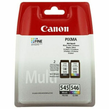 Canon PG-545 Black + CL-546 Colour Genuine Ink Cartridges â“ Multipack