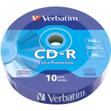 Verbatim CD-R Extra Protection 700MB CD Blanks - Ideal for Photo and V