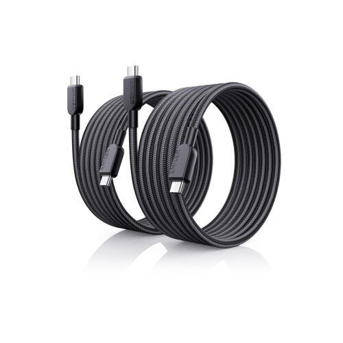 Anker Anker 240W USB C to USB C Cable (2Pack,6ft), USB C Charger Cable Fast