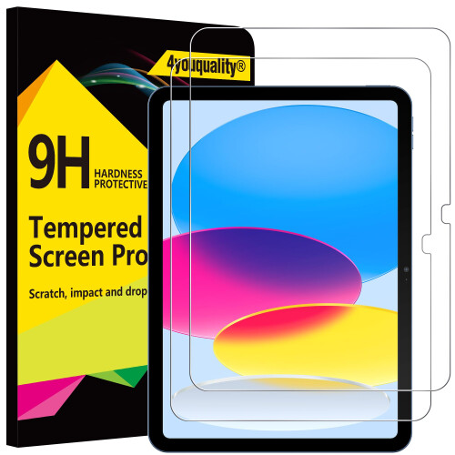 4youquality [2-Pack Screen Protector for iPad (A16) 11th / 10th Genera
