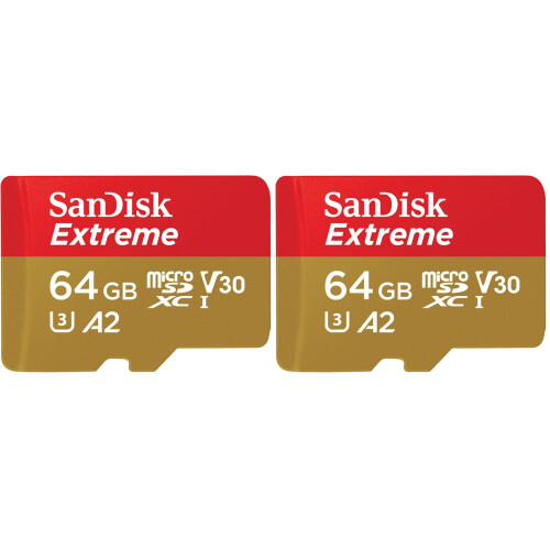 SanDisk SanDisk Extreme microSDXC card plus SD adapter plus RescuePRO Deluxe,