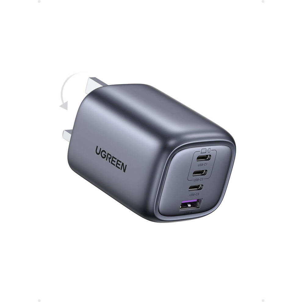 Ugreen Usb C Plug 65W Usb C Charger Fast Charging Plug Nexode 3C1a Fol 9774767910094
