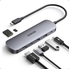 Anker USB C Hub, 7-in-1 Multi-Port USB Adapter for Laptops, 4K@60Hz US