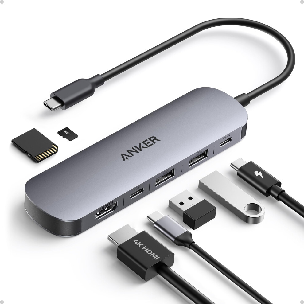 Anker USB C Hub 7-in-1 Multi-Port USB Adapter for Laptops 4K HDMI 100W SD Card - Image 8
