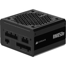 CORSAIR RM850e (2025) Fully Modular Low-Noise ATX Power Supply with 12V-2x6 Cable – ATX 3.1 & PCIe 5.1 Compliant, Cybenetics Gold Efficiency, 105C