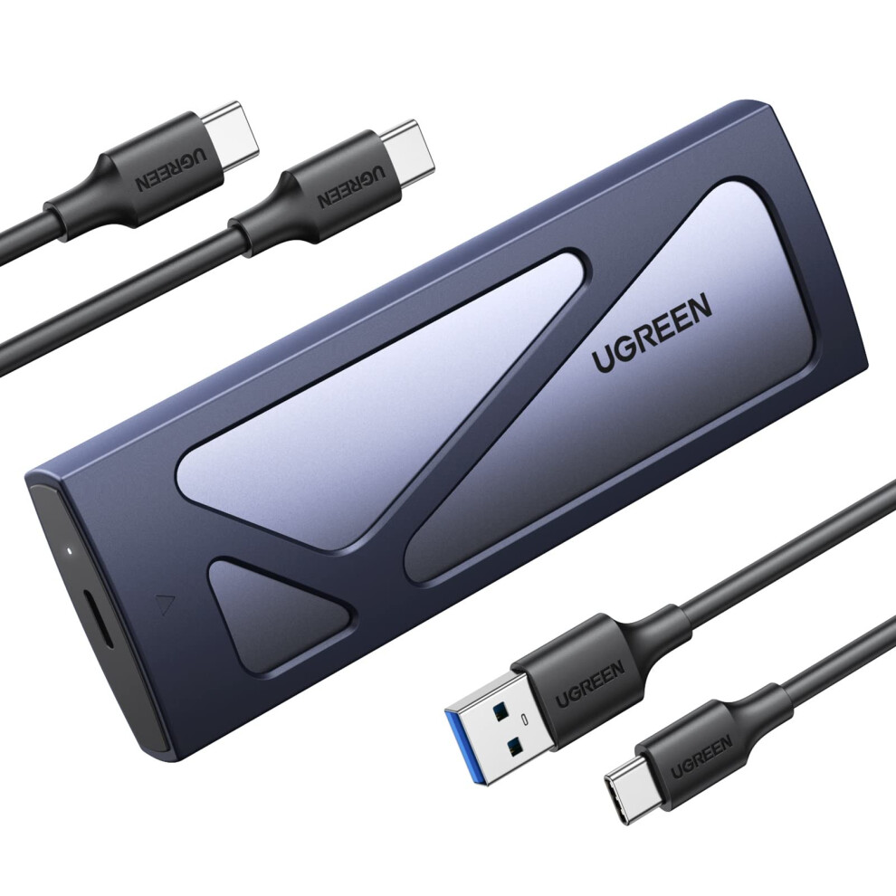 Photos - Wi-Fi Adapter Ugreen M.2 NVMe SSD Enclosure, 10Gbps Aluminum NVMe Enclosure, Tool-Free M2 SSD Caddy with USB 3.2 Gen2 Supports UASP & TRIM 