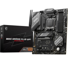 MSI B650 GAMING PLUS WIFI Motherboard, ATX - Supports AMD Ryzen 9000/8000 / 7000 Series Processors, AM5-14+2 Duet Rail VRM, DDR5 Memory Boost 6400+MH