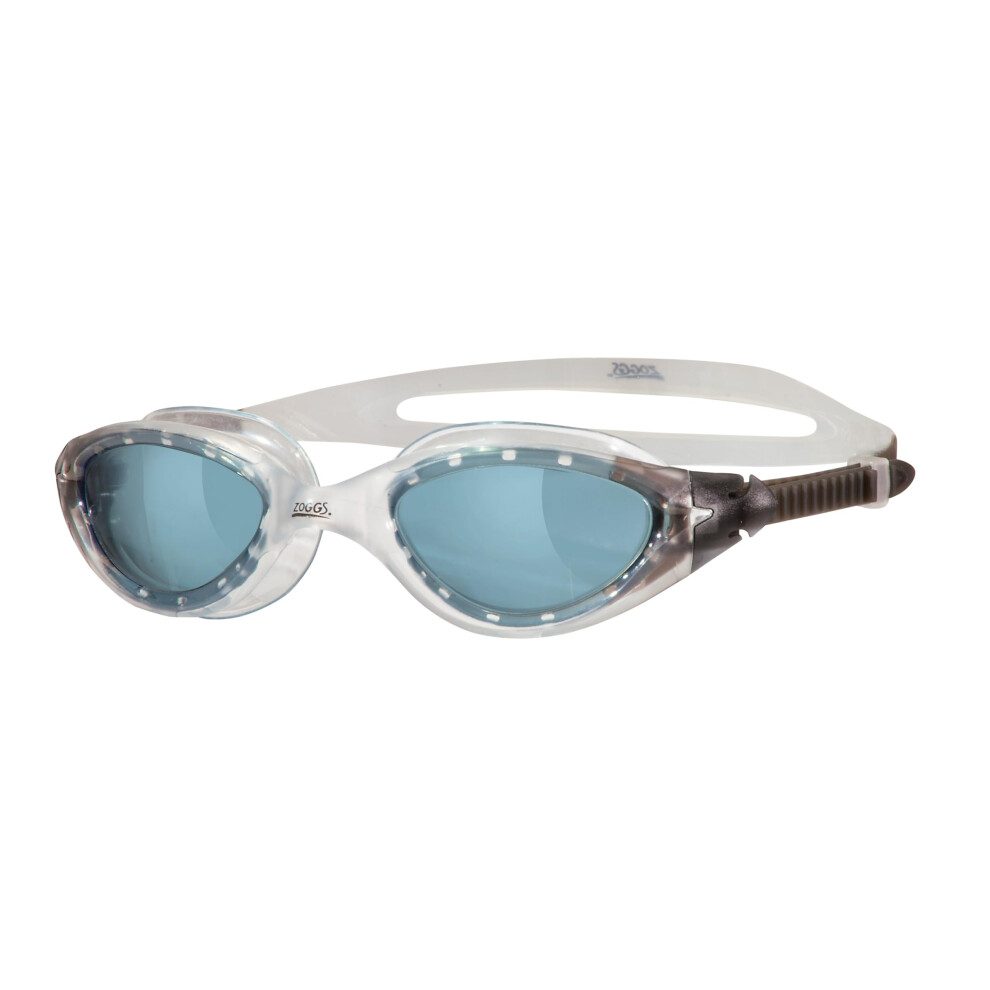 Zoggs Panorama Adult Swimming Goggles (Tinted Lens, Smoke/Clear) For Men And Wom