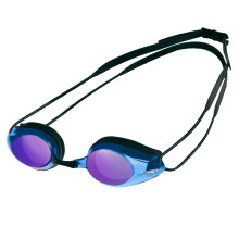 Arena Tracks Mirror Unisex Adult Race Swimming Goggles, Standard Pool