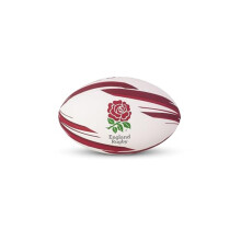 Officially Licensed England Rugby Ball Durable Synthetic Rubber Red Whit