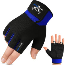 BEAST RAGE Weight Lifting Gloves Workout Bodybuilding Fitness Non Slip Padd