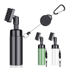 FUZVOL Golf Club Brush Groove Cleaner with Water Spray Bottle and Hook