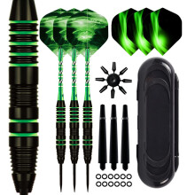 Aiqilai Steel Tip Darts Set 22g,3 Pack Professional Dart with Aluminum