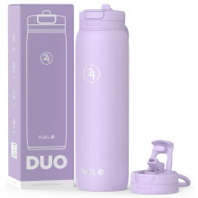 Fuel24 Duo - Stainless Steel Water Bottle 700ml or 1L - Vacuum Insulat