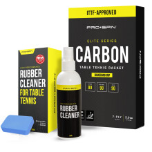 PRO-SPIN Ping Pong Paddle Bundle with Table Tennis Rubber Cleaner â“ Ca