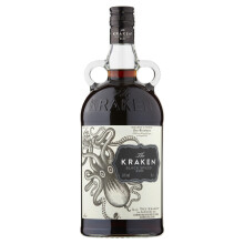 Kraken Black Spiced Rum 40% ABV 1L | Rich Vanilla, Cinnamon, Clove & Caramel Spice Notes | Cocktails, Mixing & Gifts