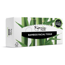 The Cheeky Panda Bamboo Facial Tissues Sustainable and Silky Soft Plastic