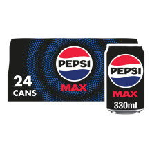 Pepsi Max No Sugar Cola Cans 24 x