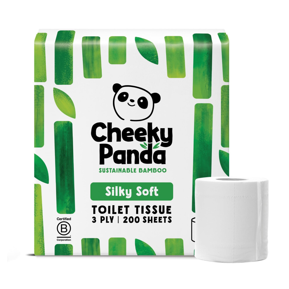 The Cheeky Panda Bamboo Toilet Paper – 9 Rolls Of Toilet Paper Plastic Fre