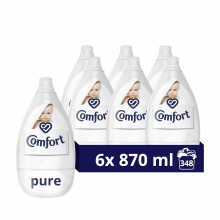 Comfort Pure Ultra-Concentrated Fabric Conditioner dermatologically tested gentle next to sensitive skin 6x 870 ml (348 washes)