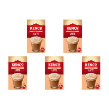 Kenco Latte Instant Coffee Sachets 8x16.3g (Pack of 5, Total 40